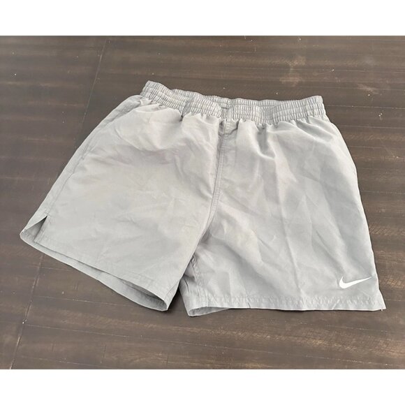 Nike Swim Breaker Men's 5" Brief-Lined Volley Shorts Large Gray NWT - Picture 1 of 4